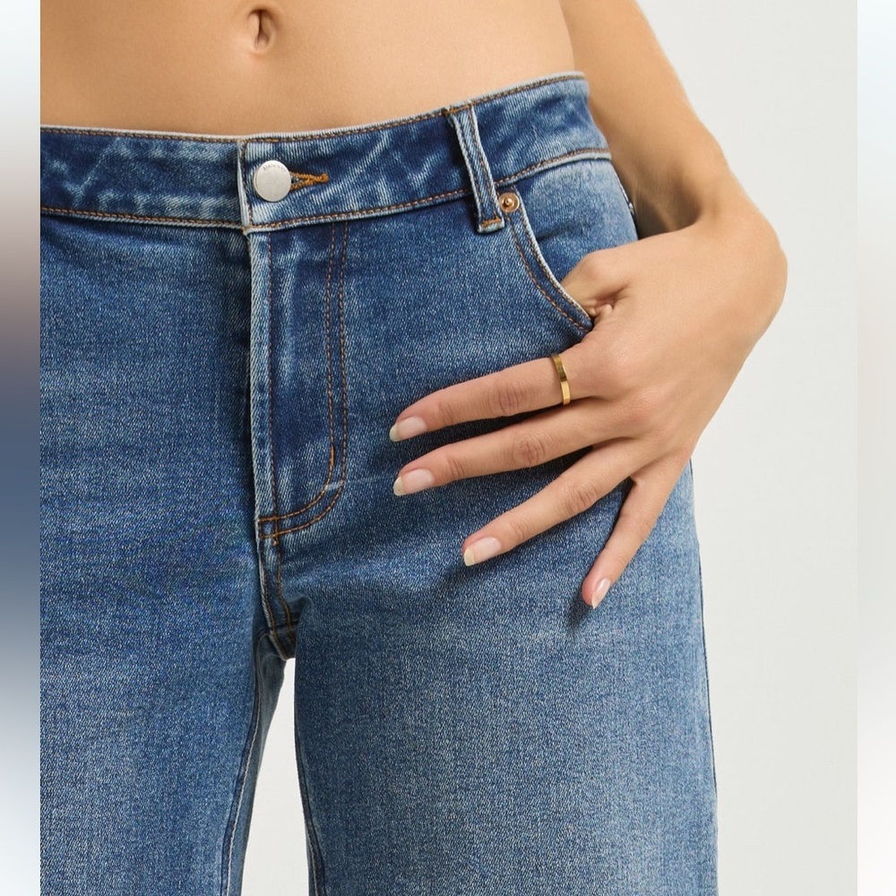 78 & Sunny Braylon Straight Leg Cropped Jeans – Pacific Wash – Size 10 – NWT - Picture 4 of 7